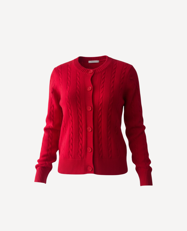 Cardigan Galleta Rojo