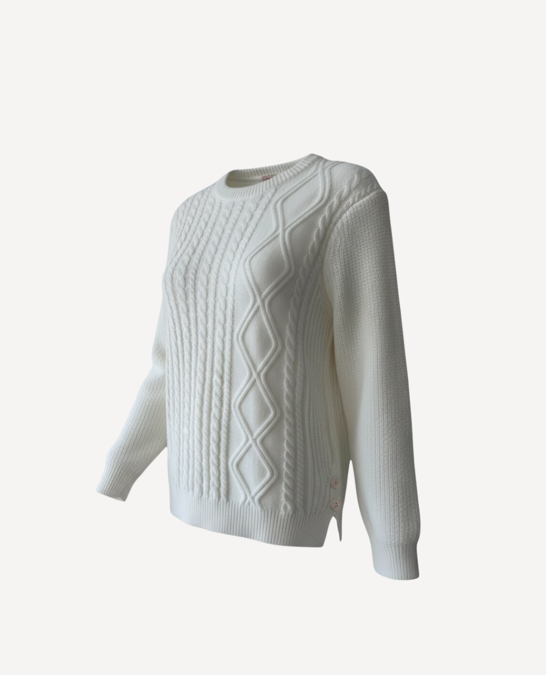 Saco Botones al lado Marfil