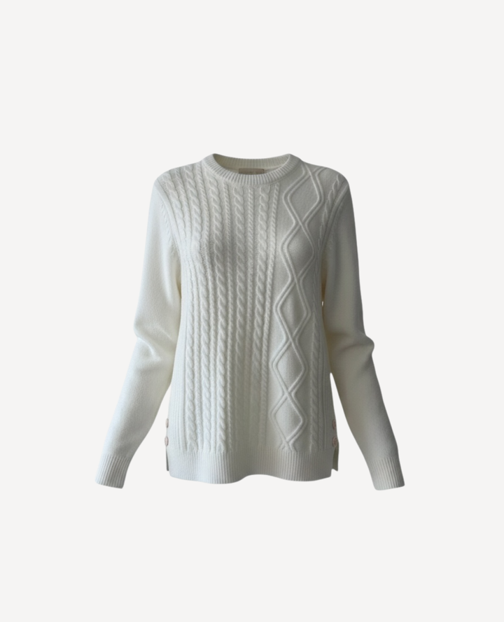 Saco Botones al lado Marfil