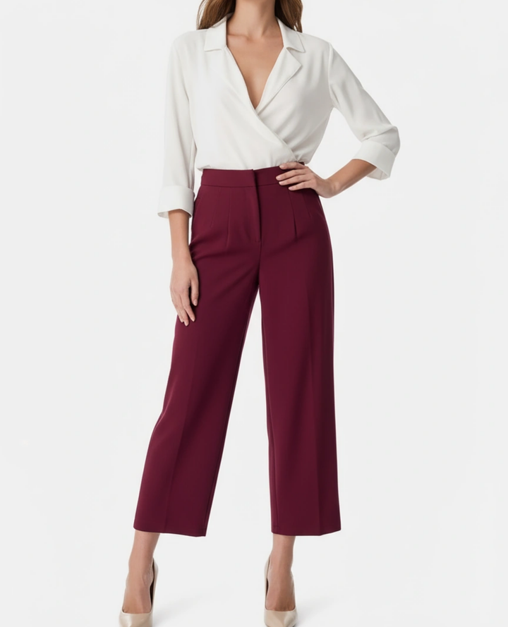 Pantalon Elegant Vinotinto