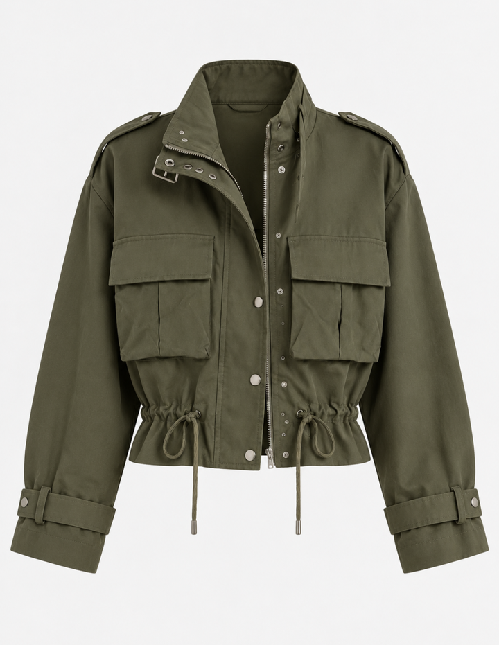 Chaqueta Cargo Verde Militar
