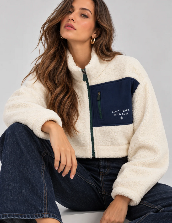 Chaqueta Ovejera Bolsillo Delantero