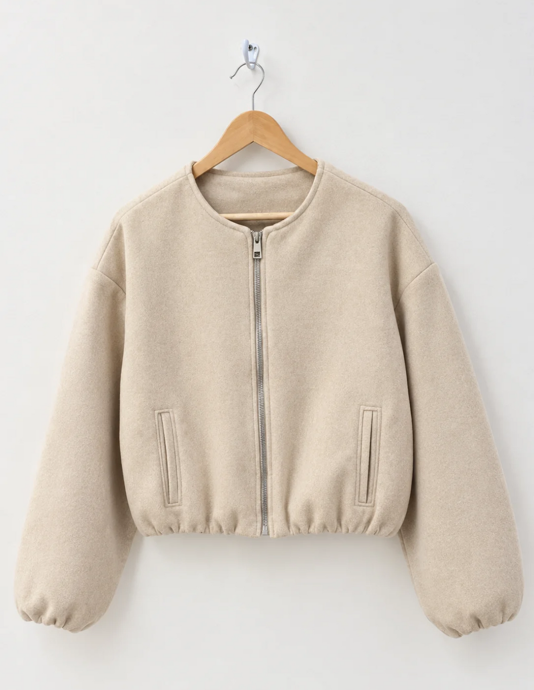 Bomber Jacket Beige