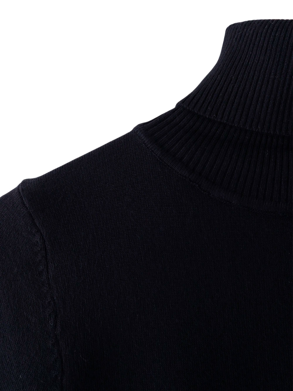 Básico Cuello Tortuga Negro
