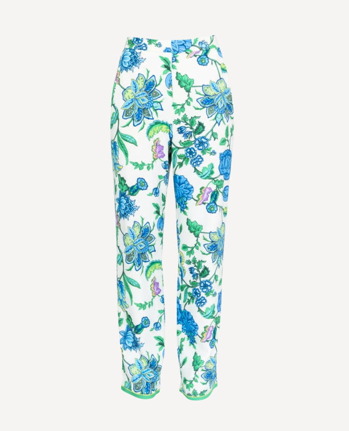 Pantalón Flores Azules