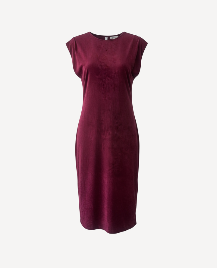 Vestido Muscle Tee Vinotinto gamuza