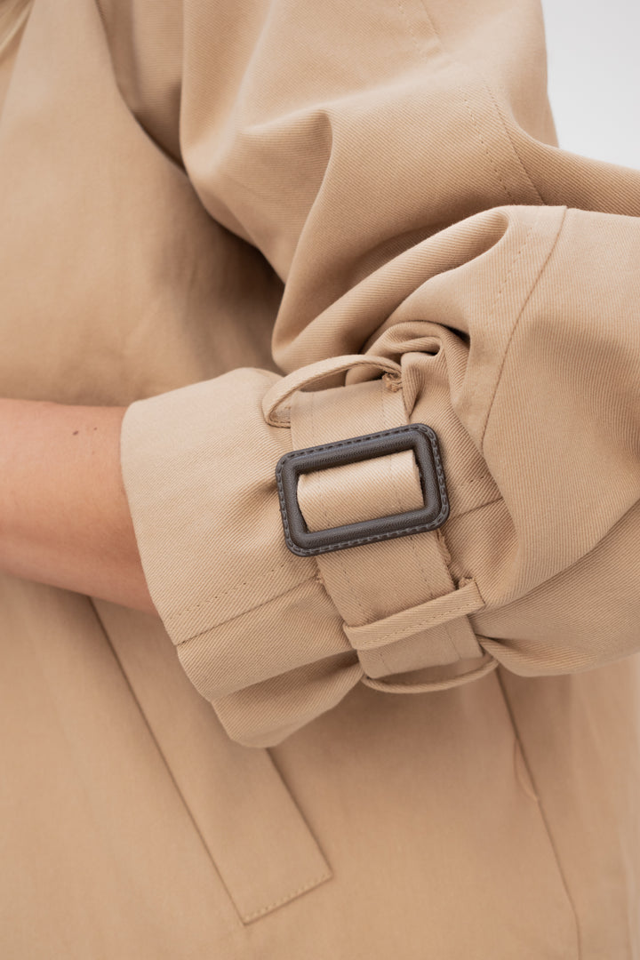 GABARDINA TRECH BEIGE