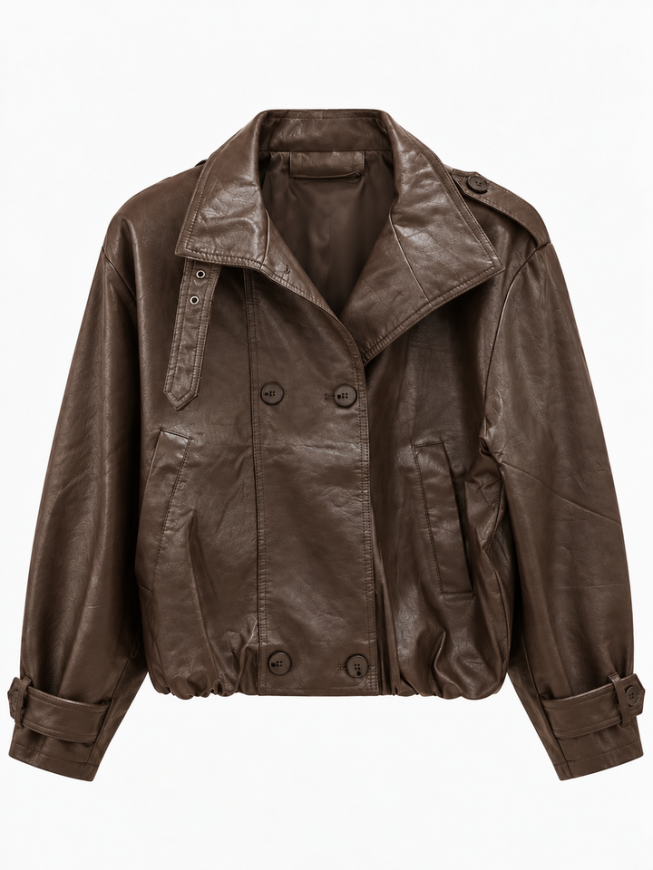 CHAQUETA CAZADORA CAFÉ