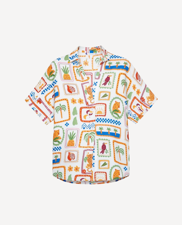 Camisa Estampada Tropical