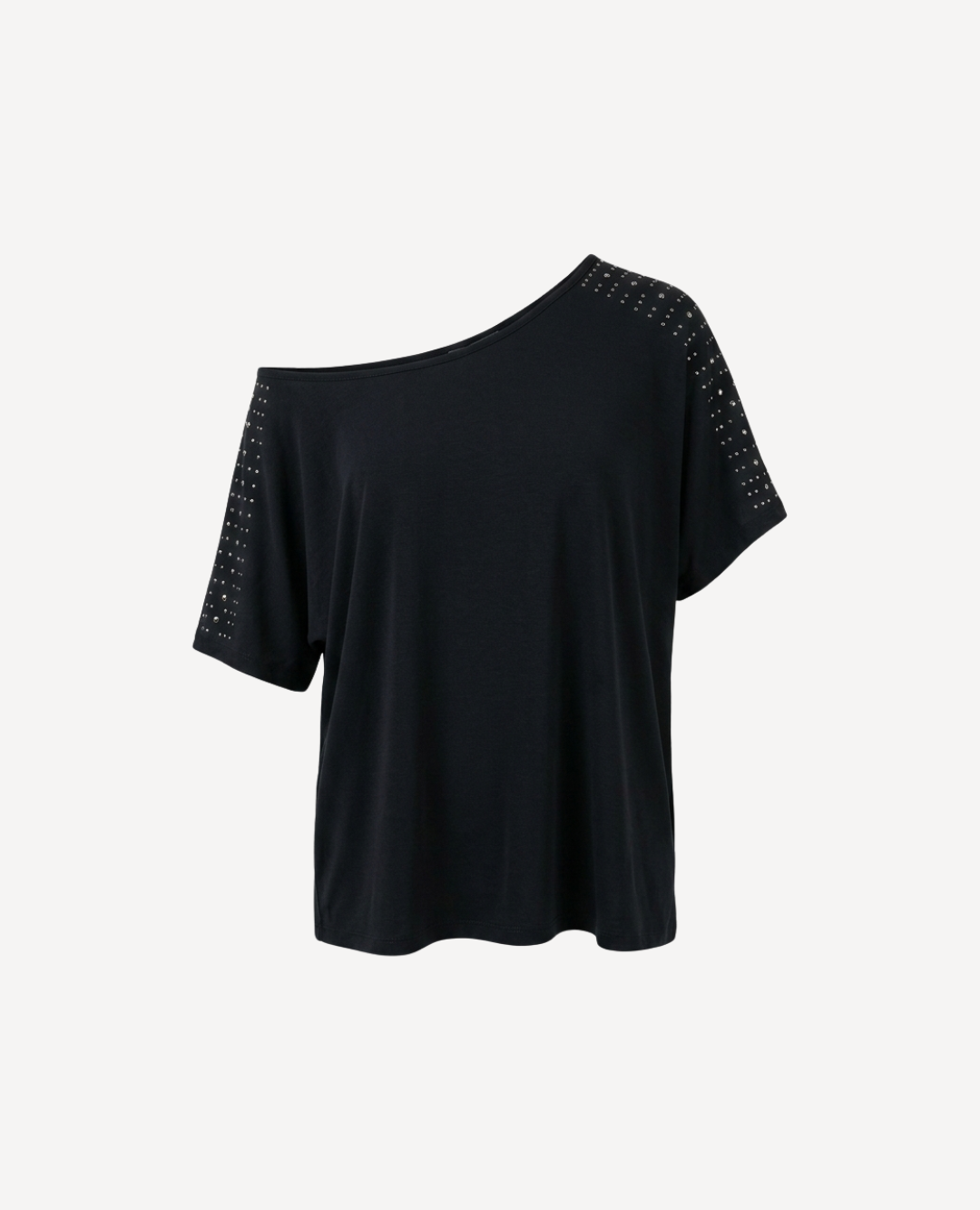 Camiseta Viscosa Taches Negra
