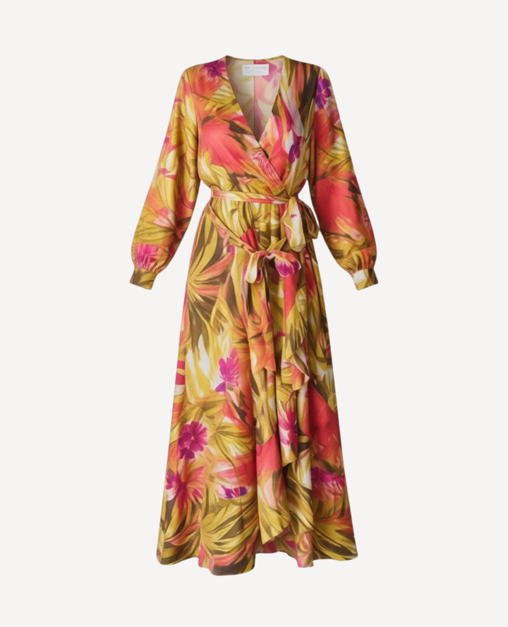 Vestido de seda estampado Pamplona