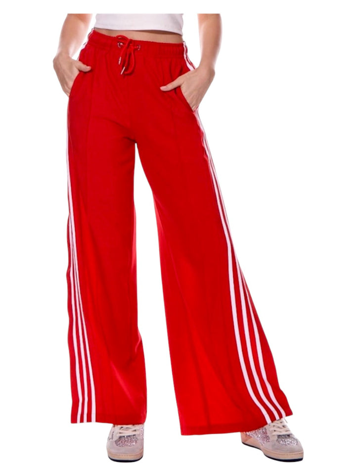 Pantalon Track Rojo