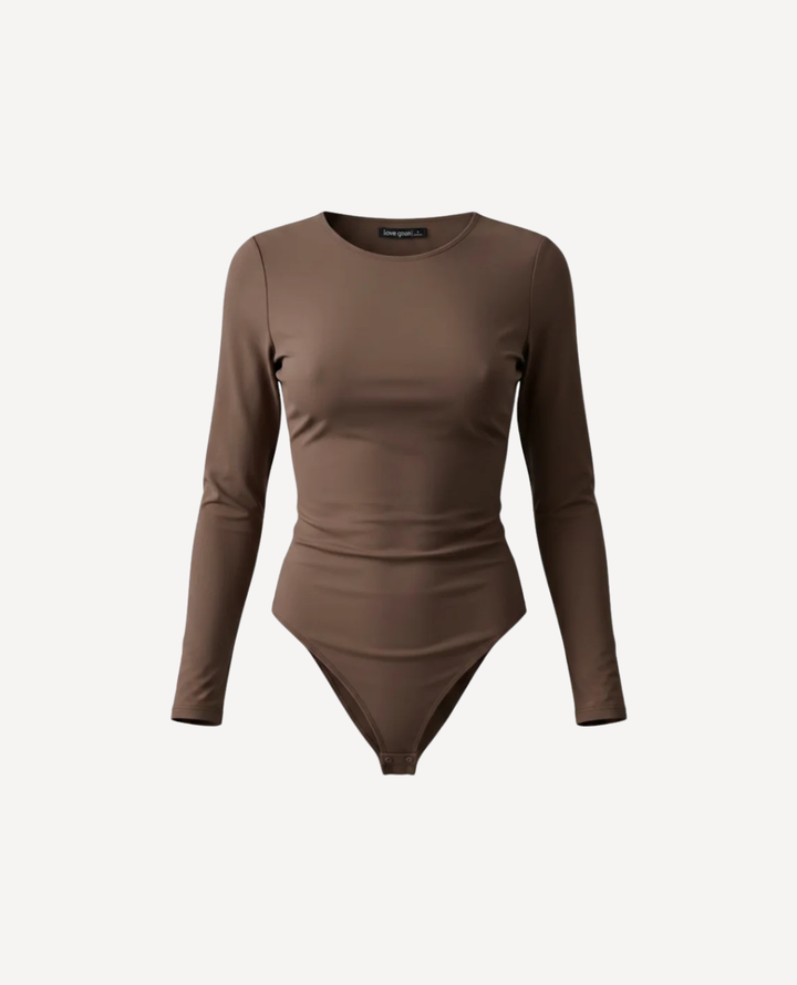 Body Manga Larga Chocolate