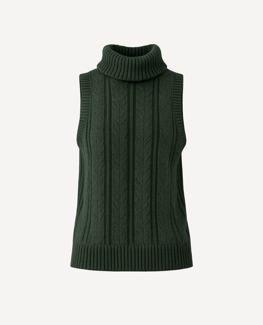 Top Tejido Halter Verde
