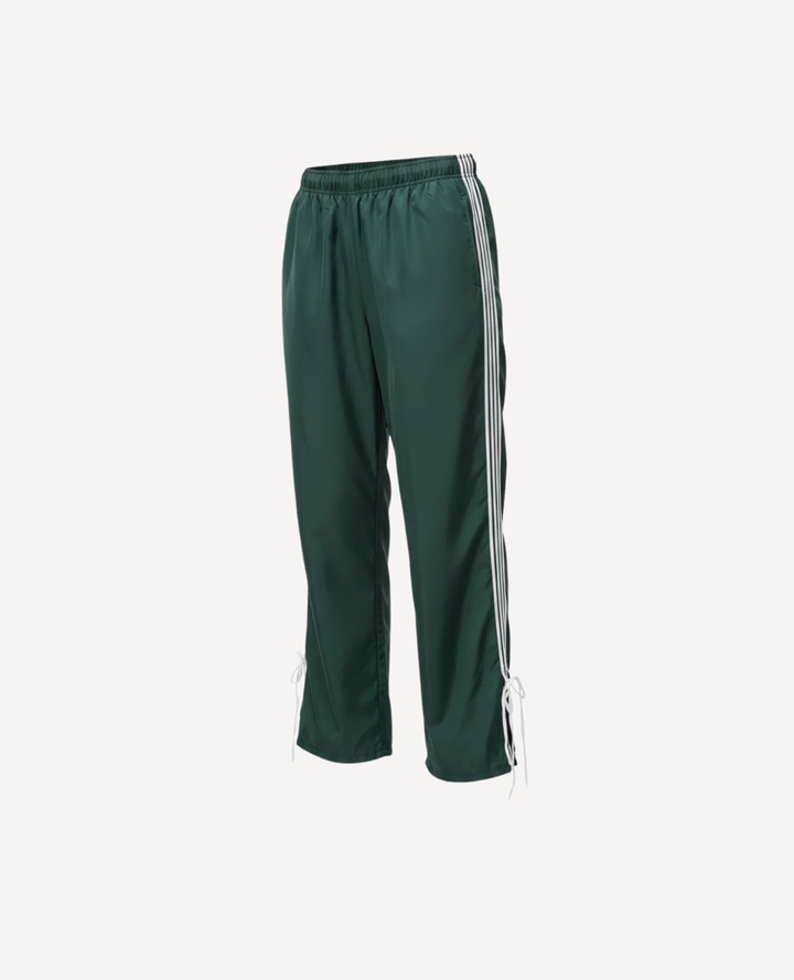 Pantalón deportivo rayas verde