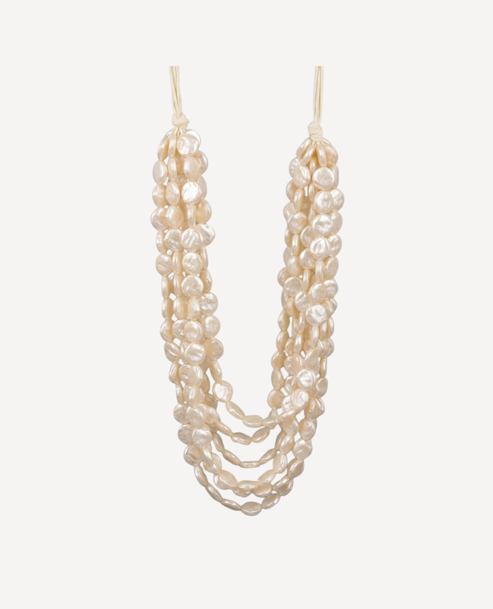 Collar Perla Plana