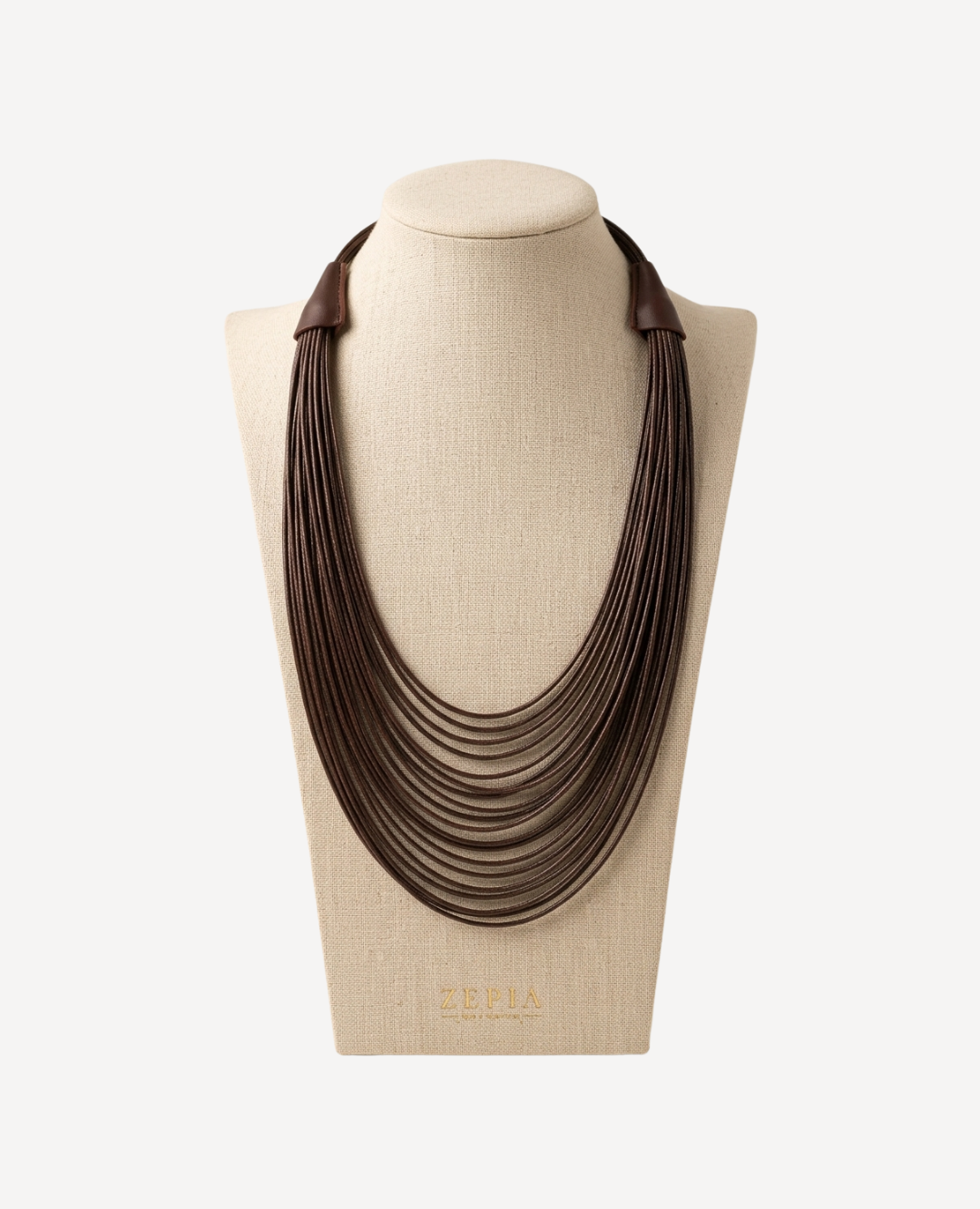 Collar Cordon Polipiel Cafe