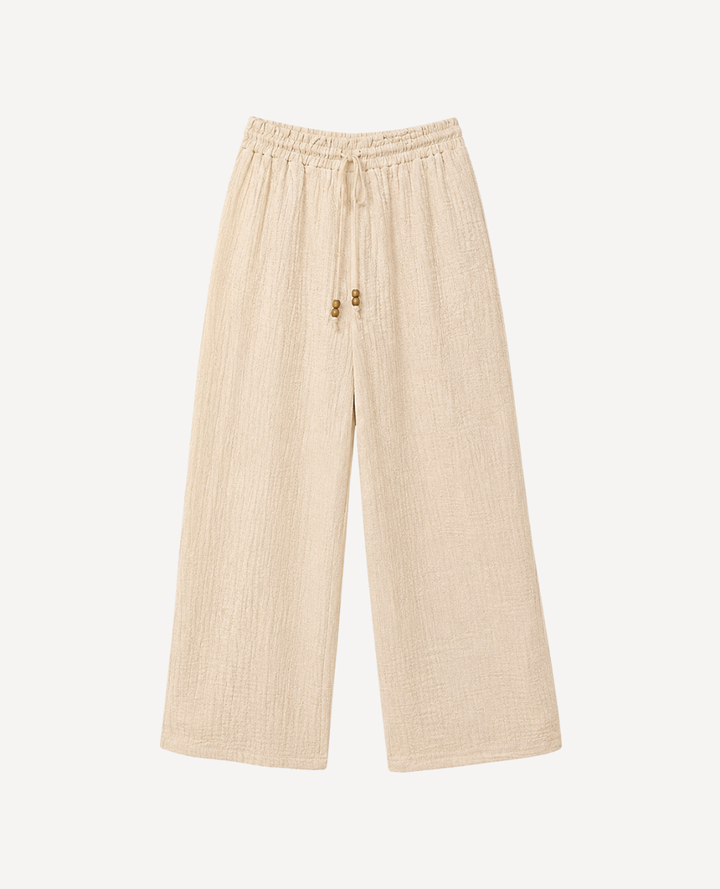 Pantalon Craquelado Marfil