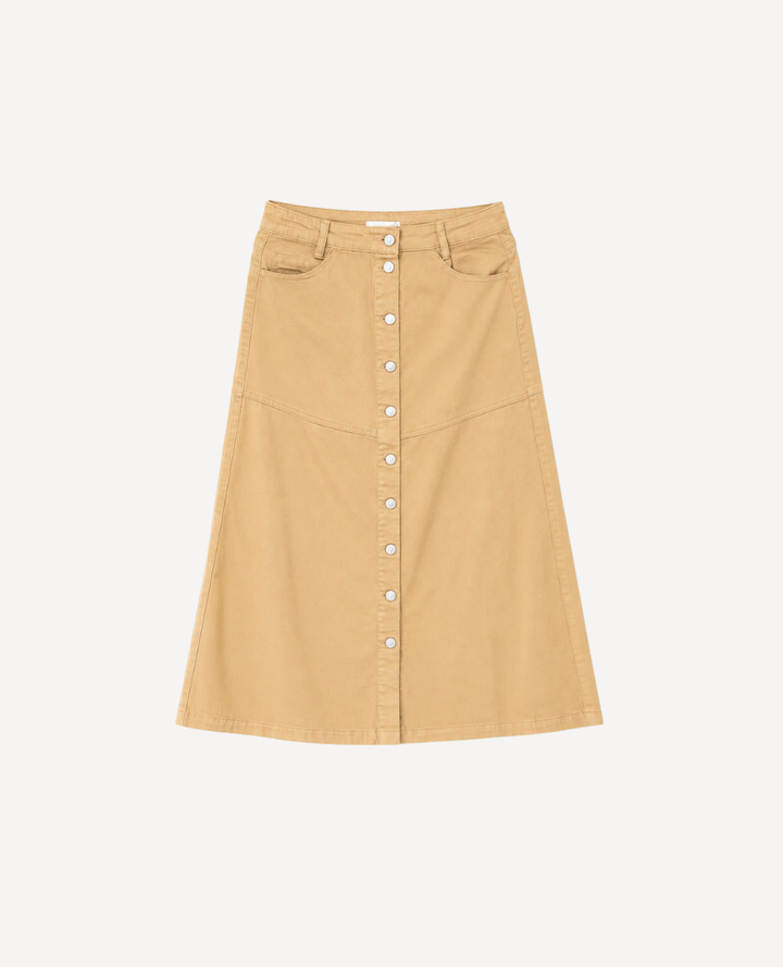 Falda Denim Camel