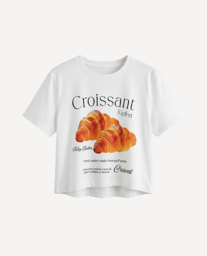 Camiseta croissant