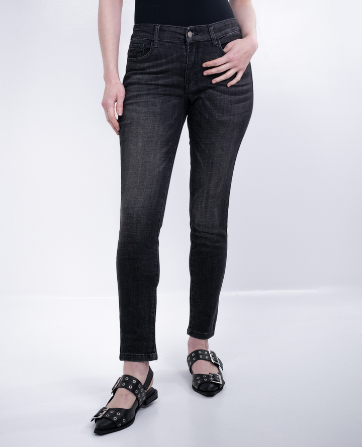 Jean Black Cremalleras