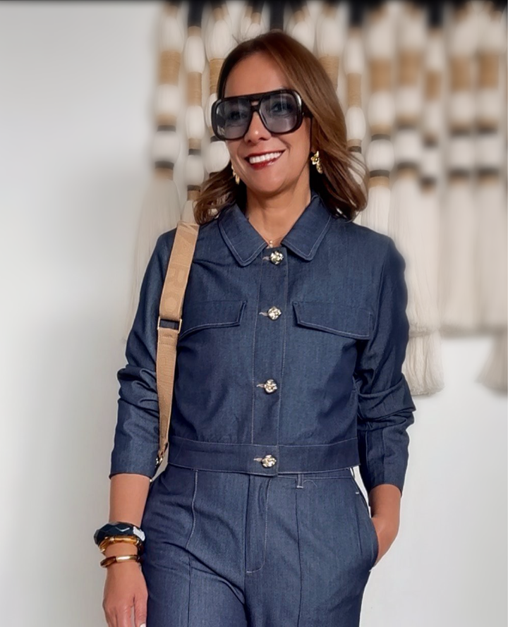 Chaqueta indigo Dark Blue