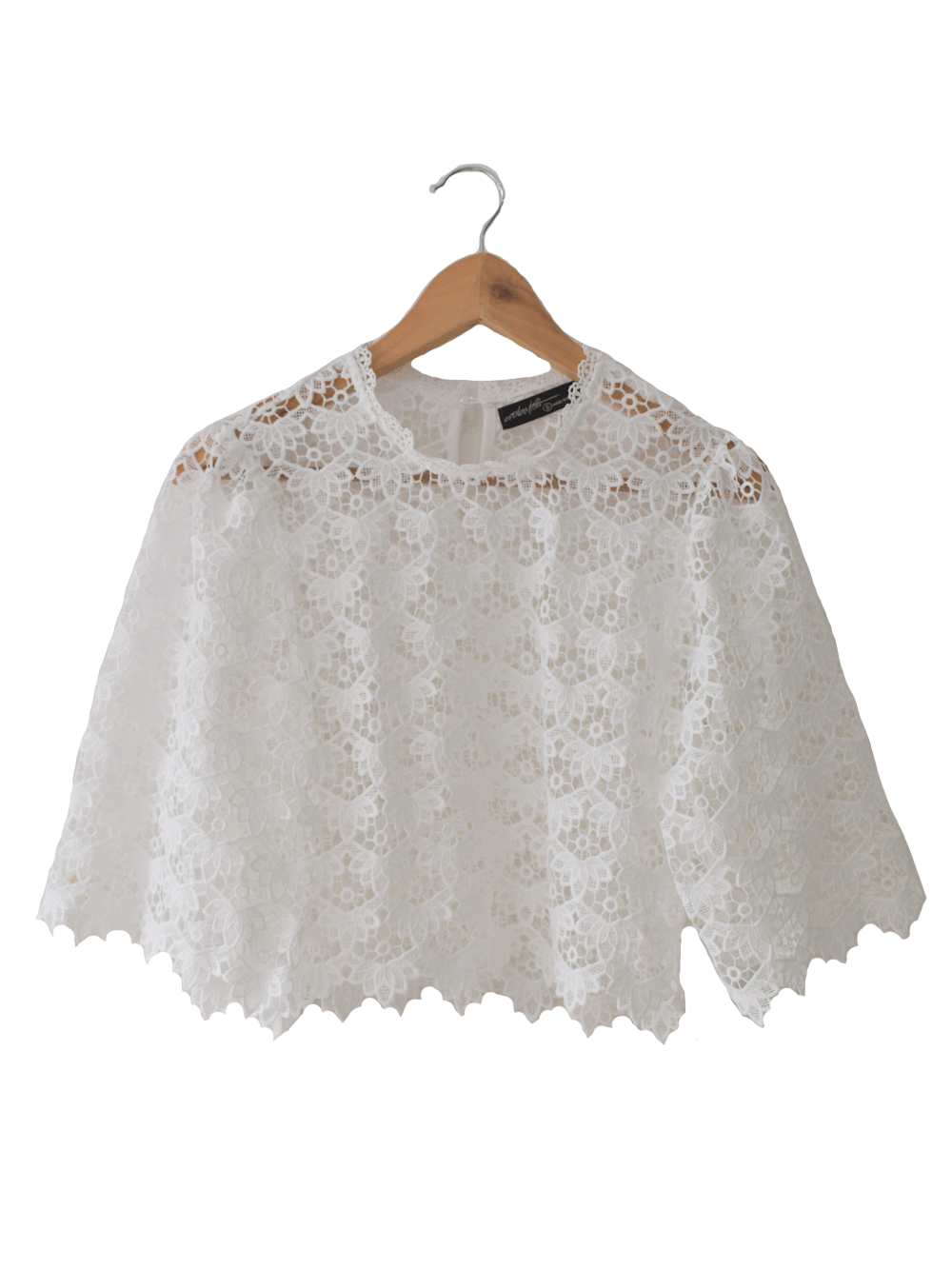 Blusa Blanca Guipur