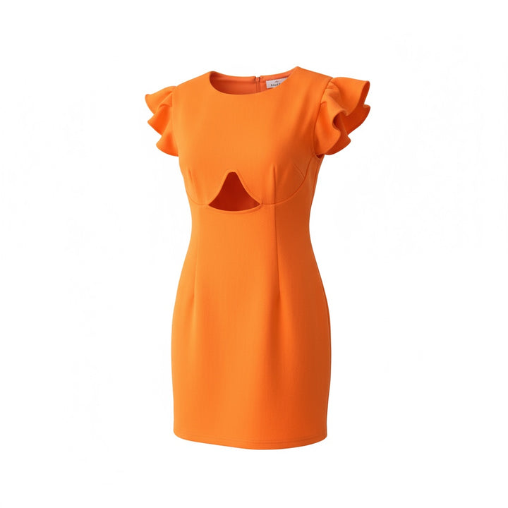 Vestido Naranja Manga bolero