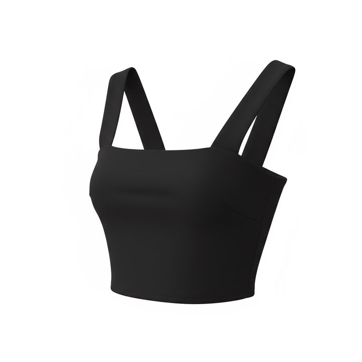 Crop Top Crepe Negro |