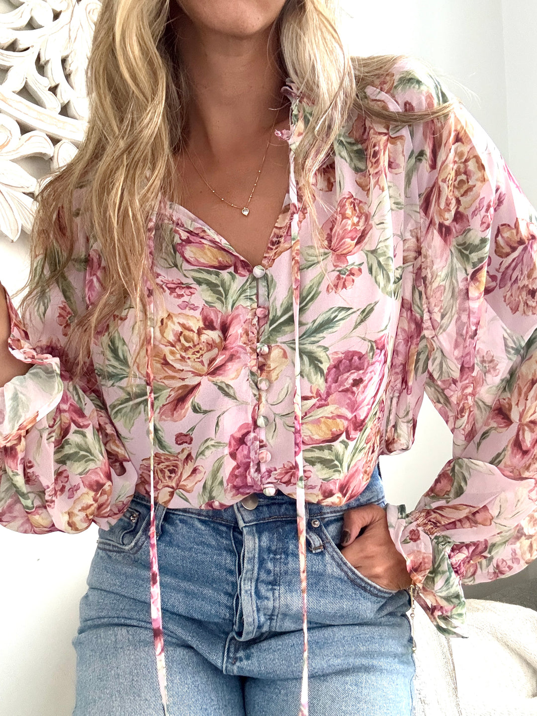 Blusa Boho Flores