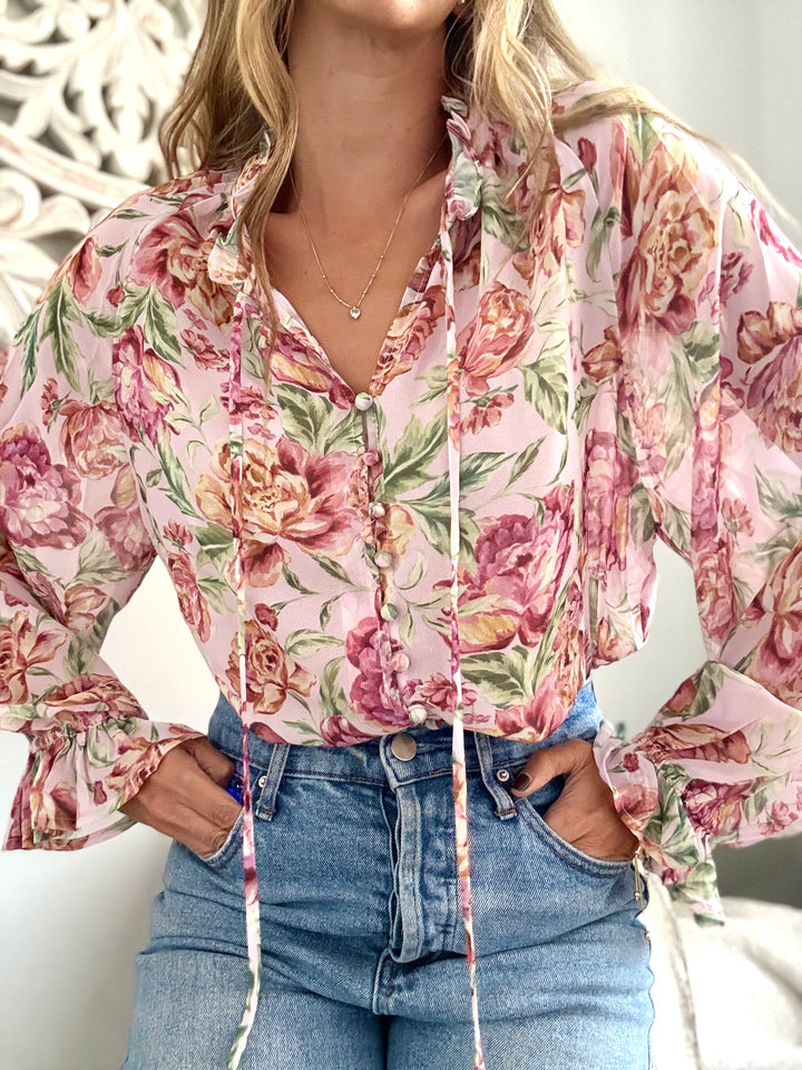 Blusa Boho Flores